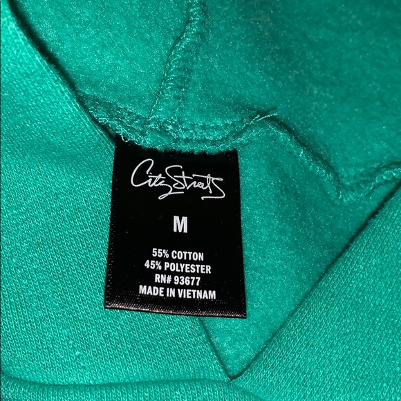 Medium Teal High Low Super Soft Hoodie - Picture 8 of 8